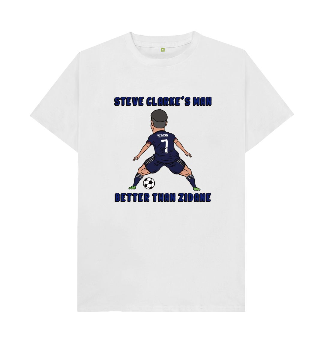 White Scotland Euro 2024 John McGinn Men's T-shirt