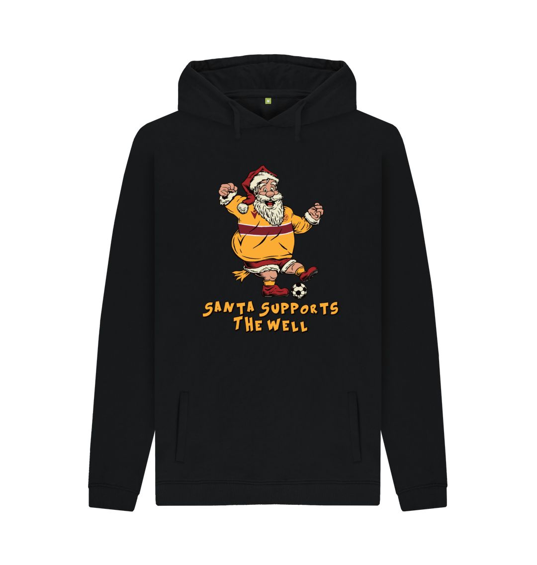 Black Motherwell Men's Santa Hoody