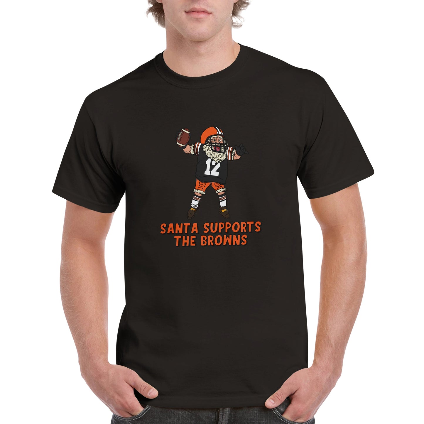 Cleveland Browns Santa T-shirt