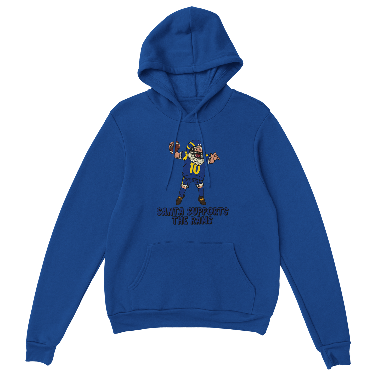 Los Angeles Rams Unisex Pullover Santa Hoodie