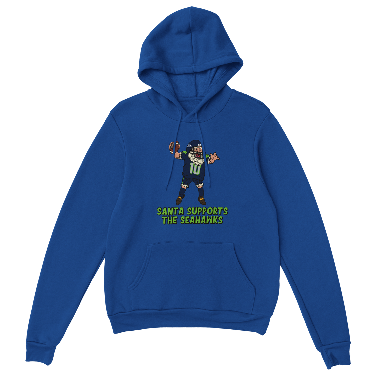 Seattle Seahawks Unisex Pullover Santa Hoodie