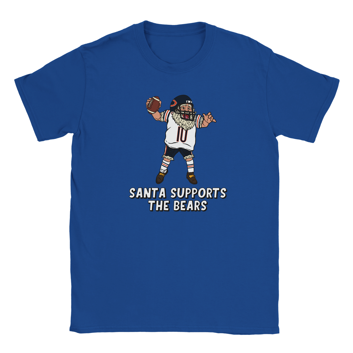 Chicago Bears Kids Crewneck Santa T-shirt