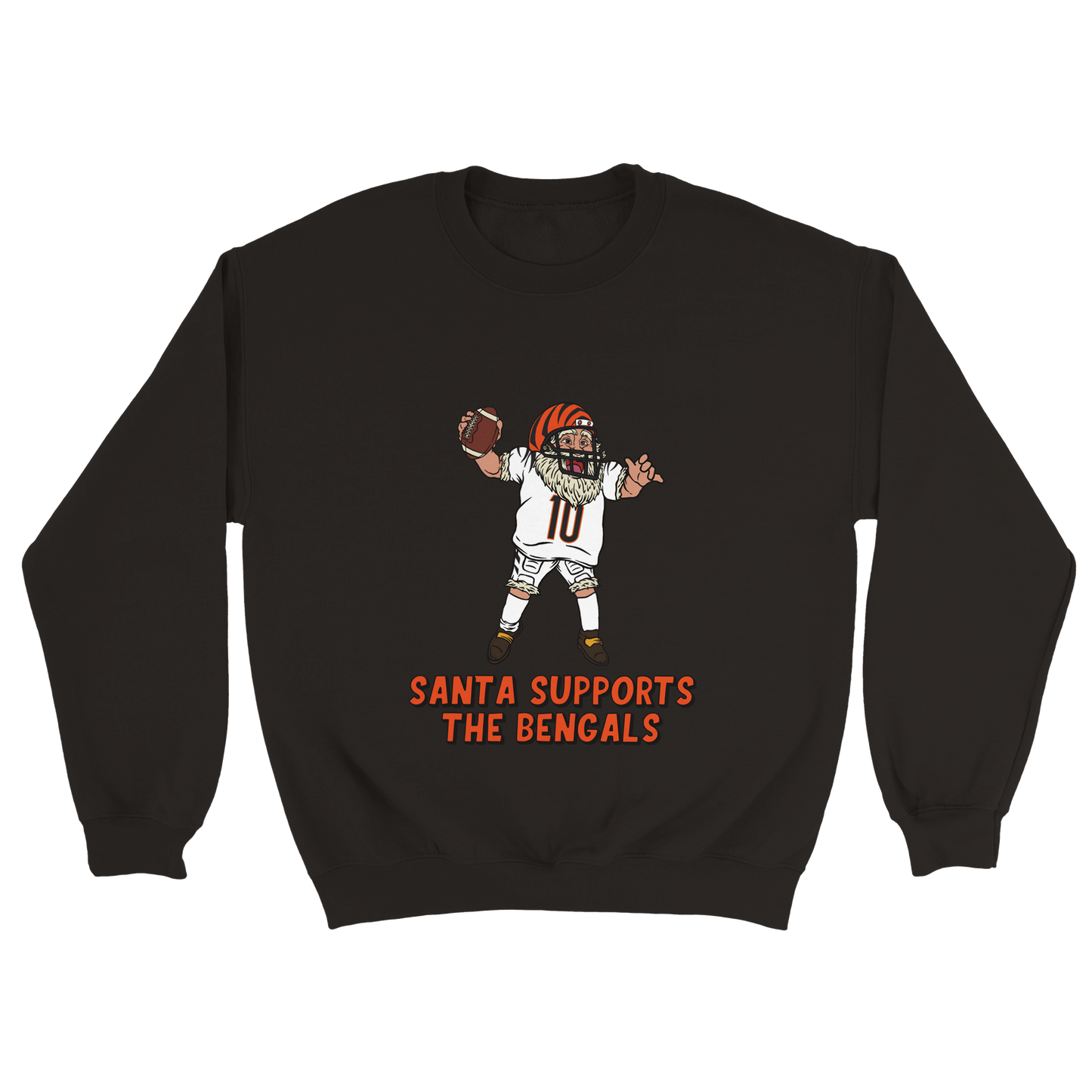 Cincinnati Bengals Unisex Crewneck Santa Sweatshirt