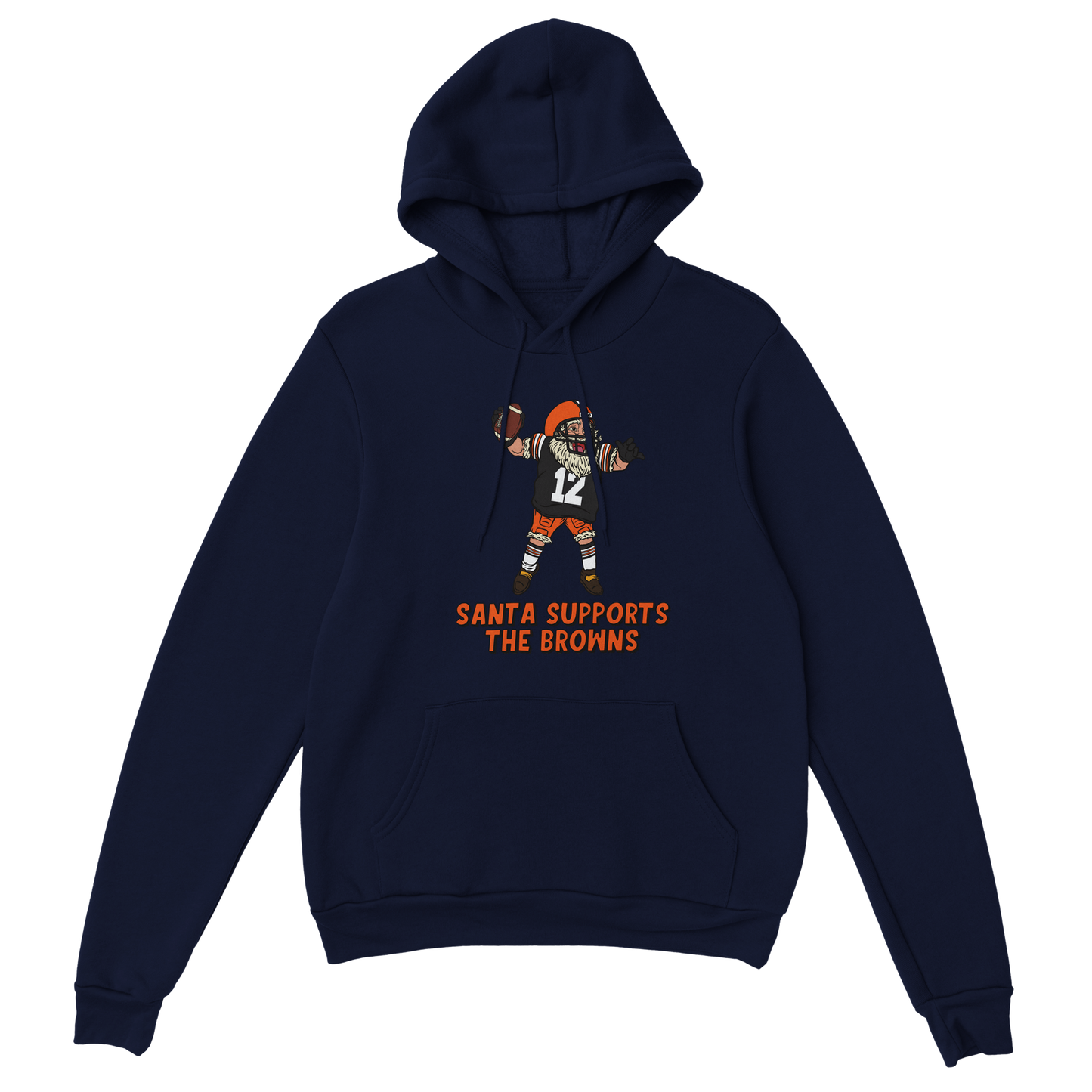 Cleveland Browns Unisex Pullover Santa Hoodie