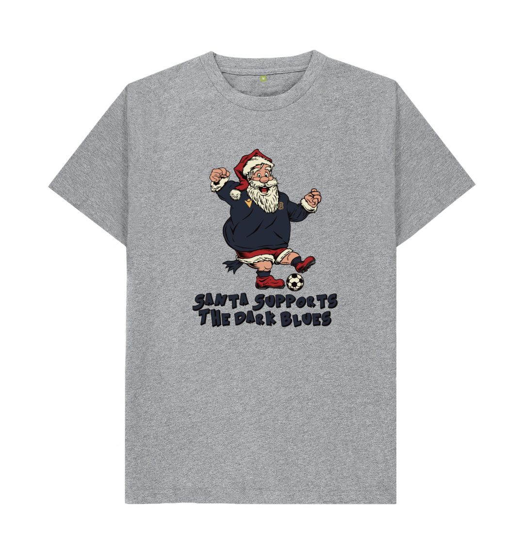 Athletic Grey Dundee FC Men's Santa T-shirt