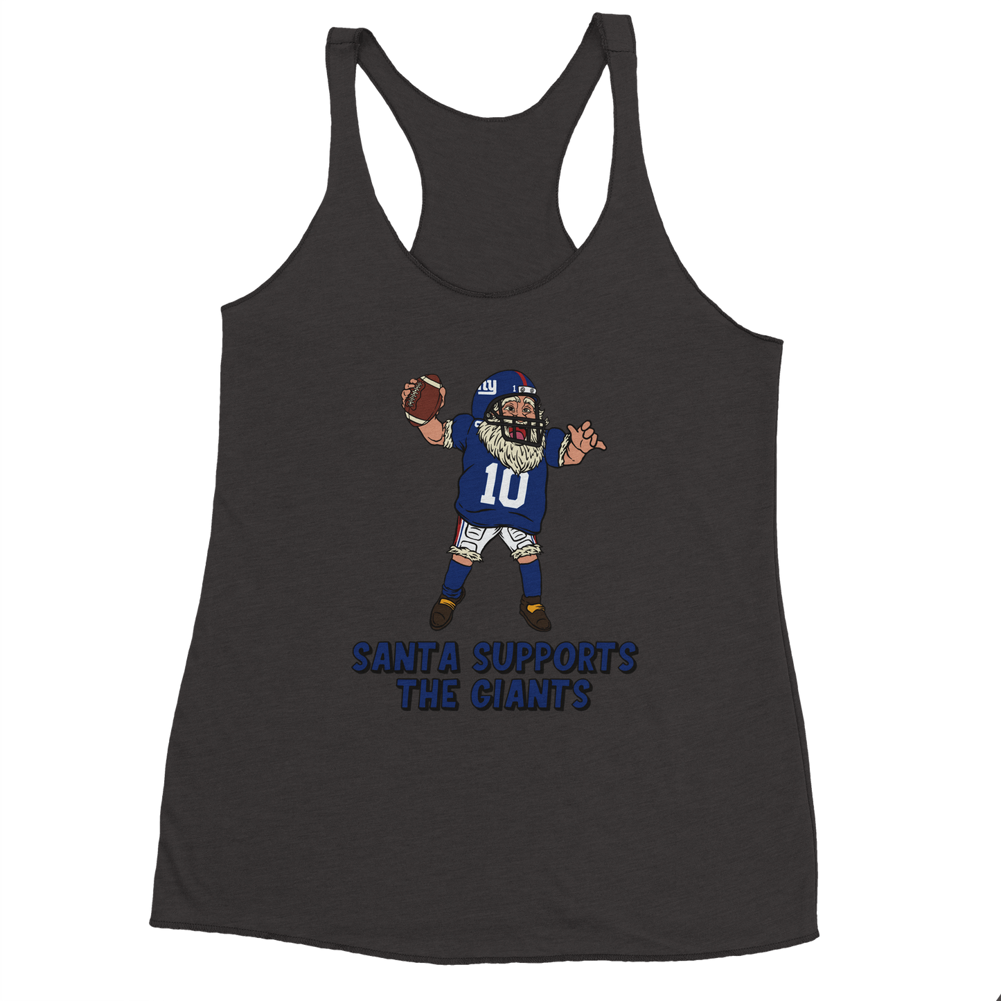 New York Giants Women's Racerback Santa Tank Top