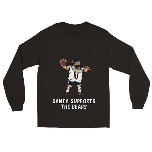 Chicago Bears Unisex Longsleeve Santa T-shirt