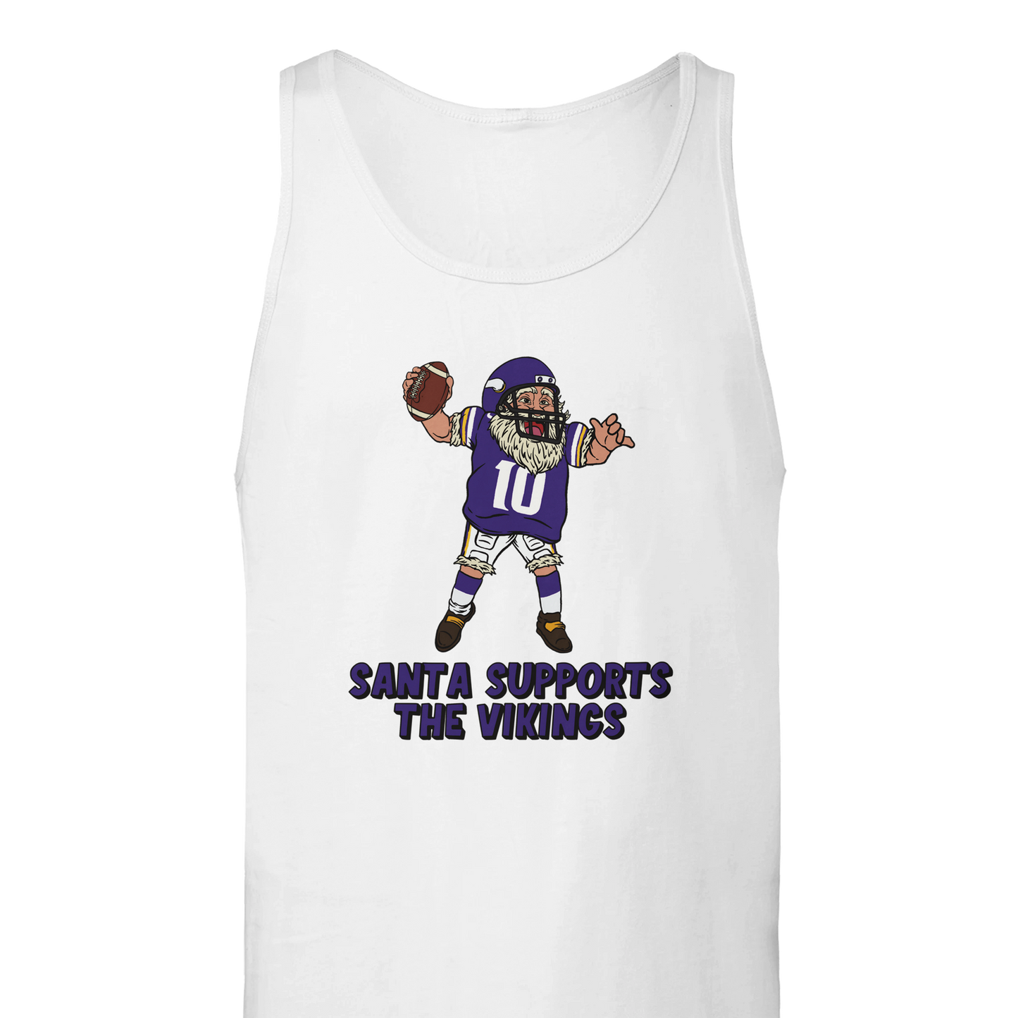 Minnesota Vikings Unisex Santa Tank Top