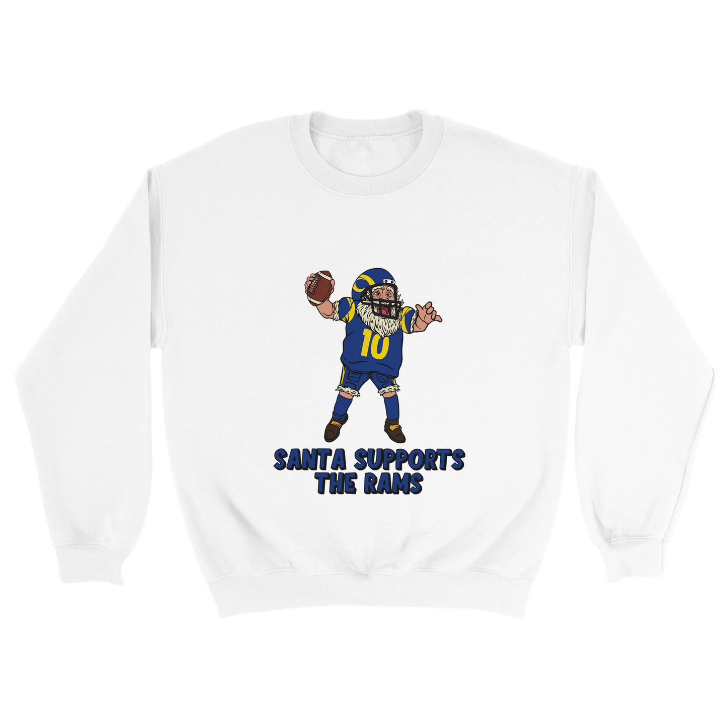 Los Angeles Rams Unisex Crewneck Santa Sweatshirt