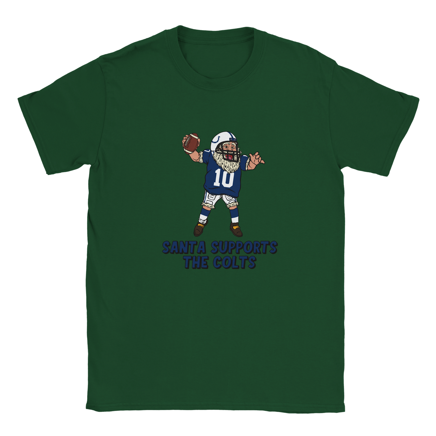 Indianapolis Colts Kids Crewneck Santa T-shirt