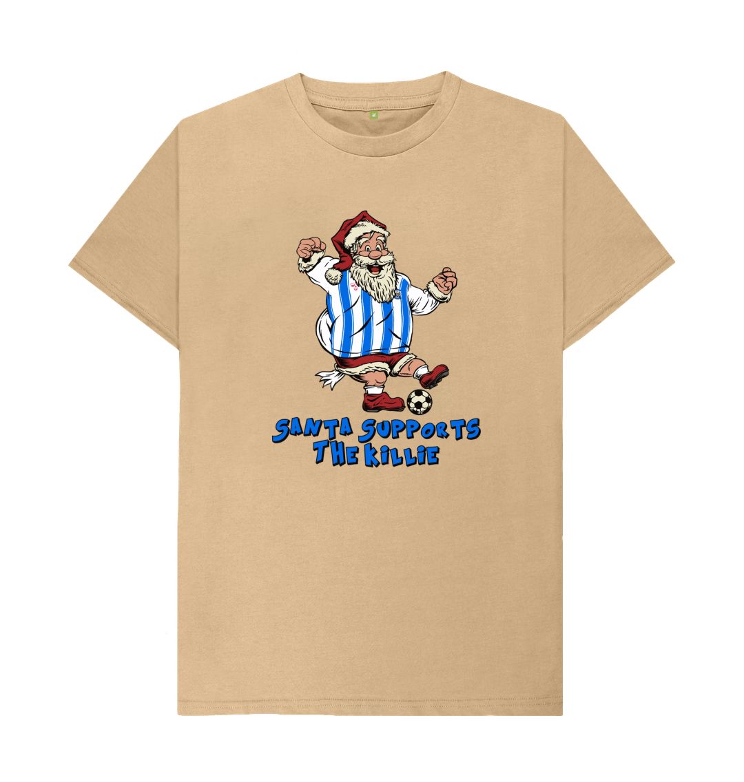 Sand Kilmarnock Men's Santa T-shirt