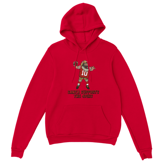 San Francisco 49ers Unisex Pullover Santa Hoodie