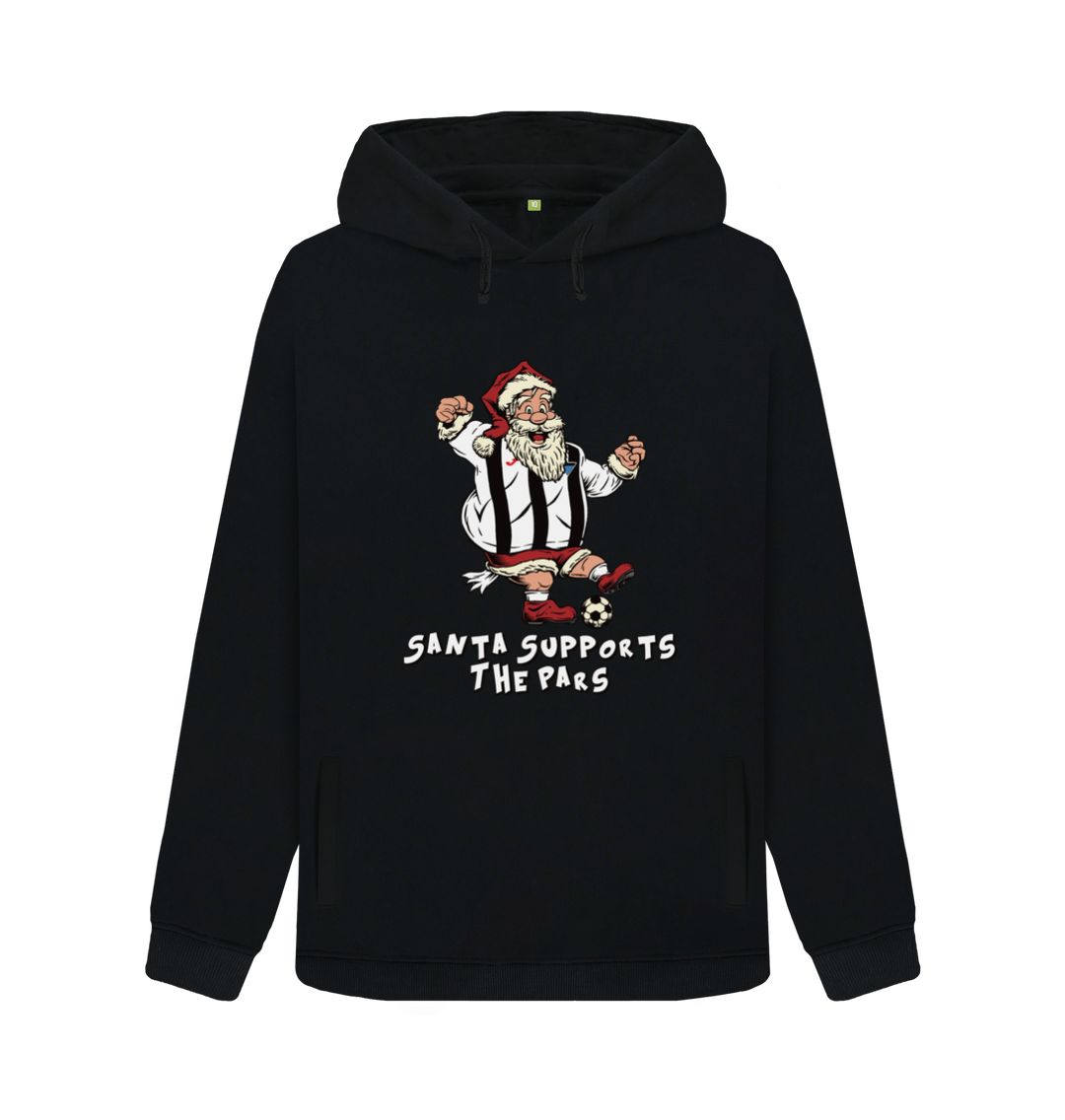 Black Dunfermline Women's Santa Hoody