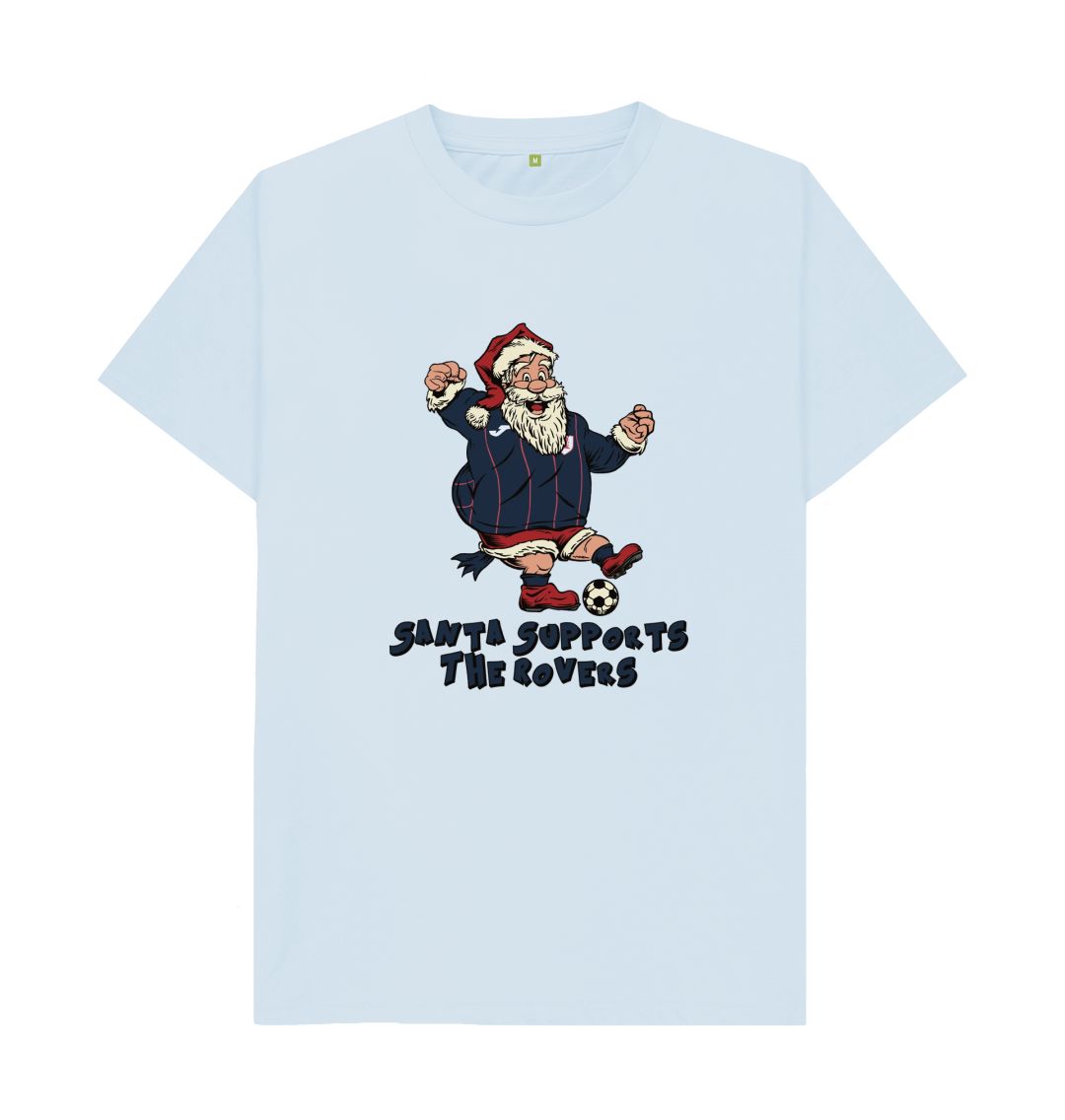 Sky Blue Raith Rovers Men's Santa T-shirt