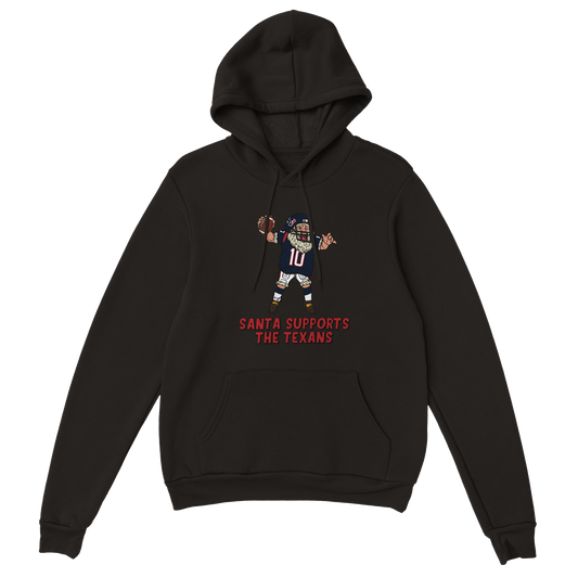 Houston Texans Unisex Pullover Santa Hoodie