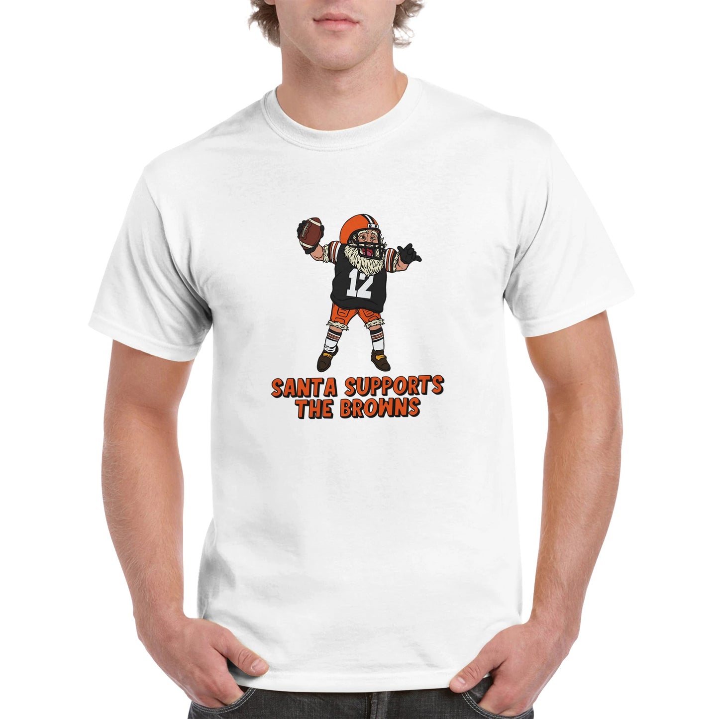 Cleveland Browns Santa T-shirt