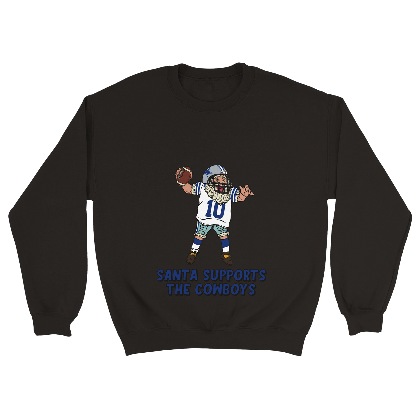 Dallas Cowboys Unisex Crewneck Santa Sweatshirt