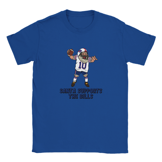 Buffalo Bills Kids Crewneck Santa T-shirt