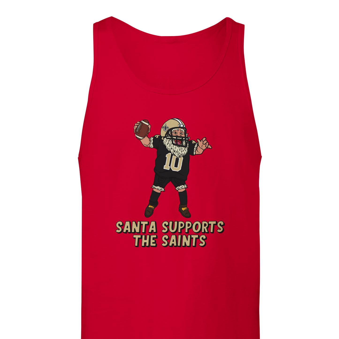 New Orleans Saints Unisex Santa Tank Top