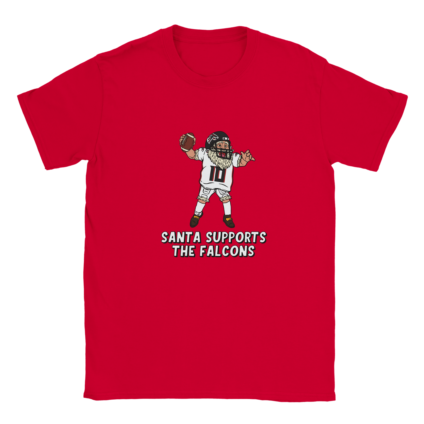 Atlanta Falcons Kids Crewneck Santa T-shirt