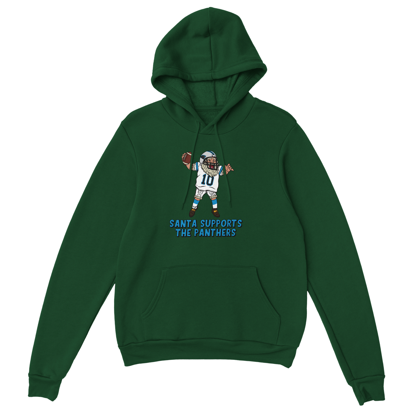 Carolina Panthers Unisex Pullover Santa Hoodie