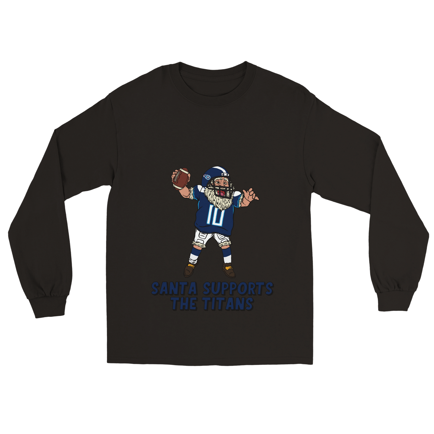 Tennessee Titans Unisex Longsleeve Santa T-shirt