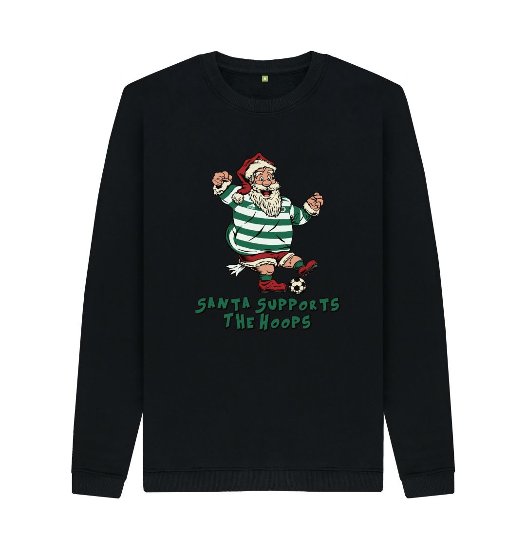 Black Celtic Men's Santa Jumper