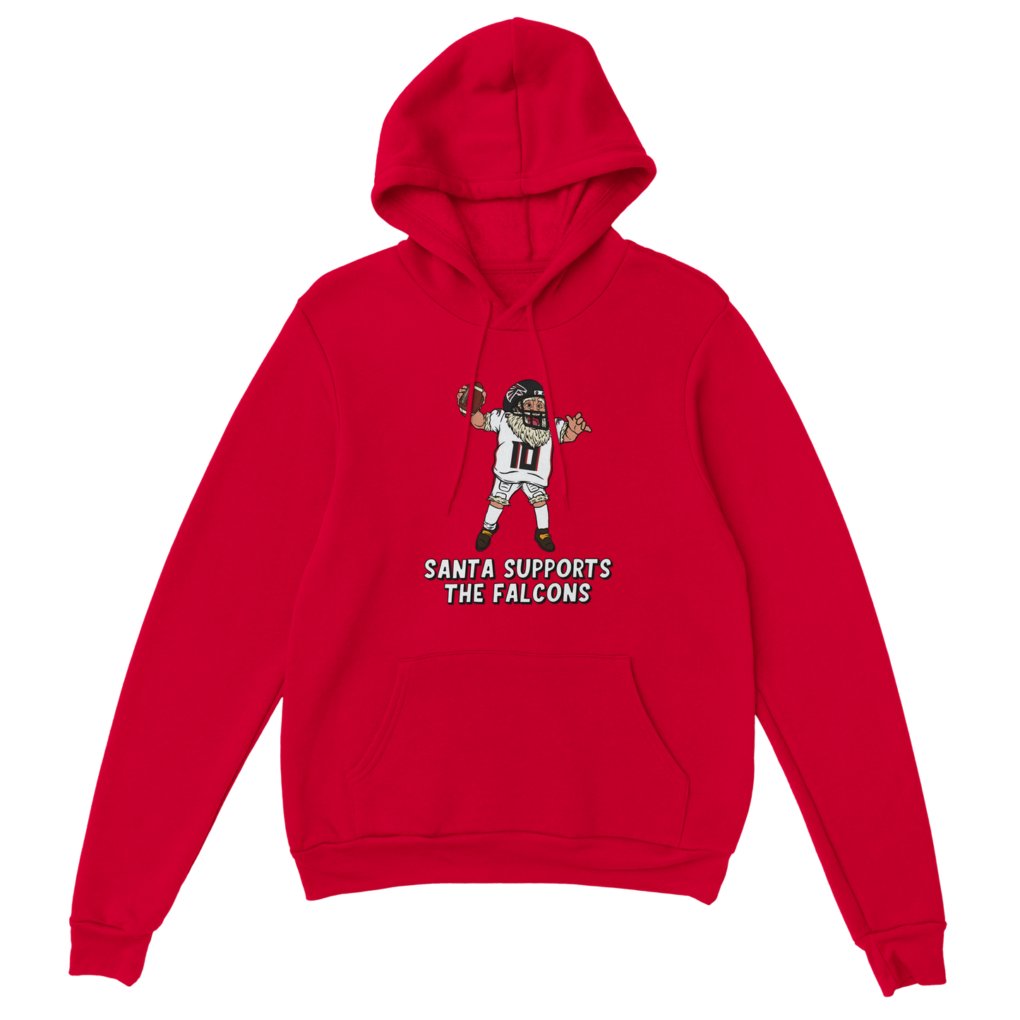 Atlanta Falcons Unisex Pullover Santa Hoodie