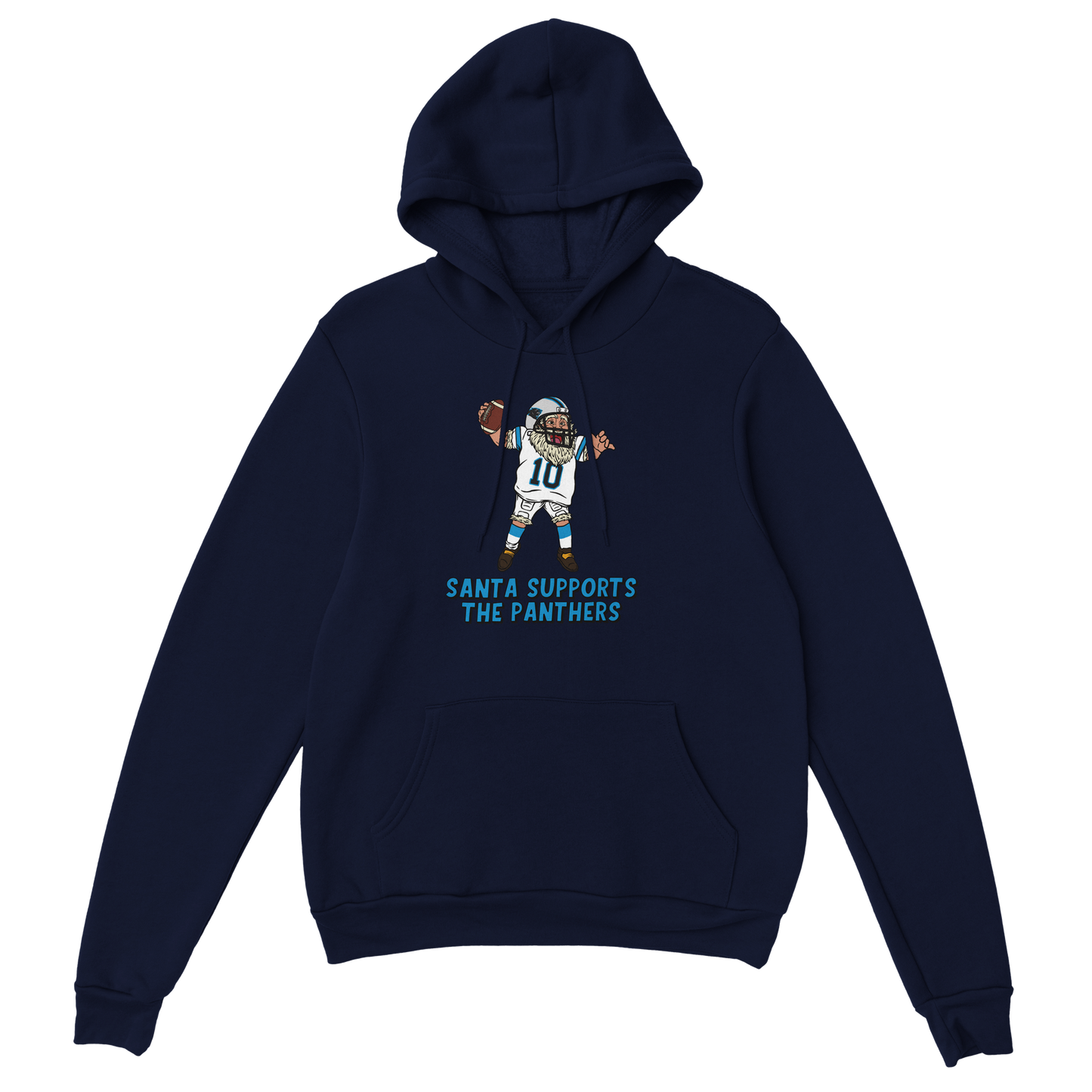 Carolina Panthers Unisex Pullover Santa Hoodie