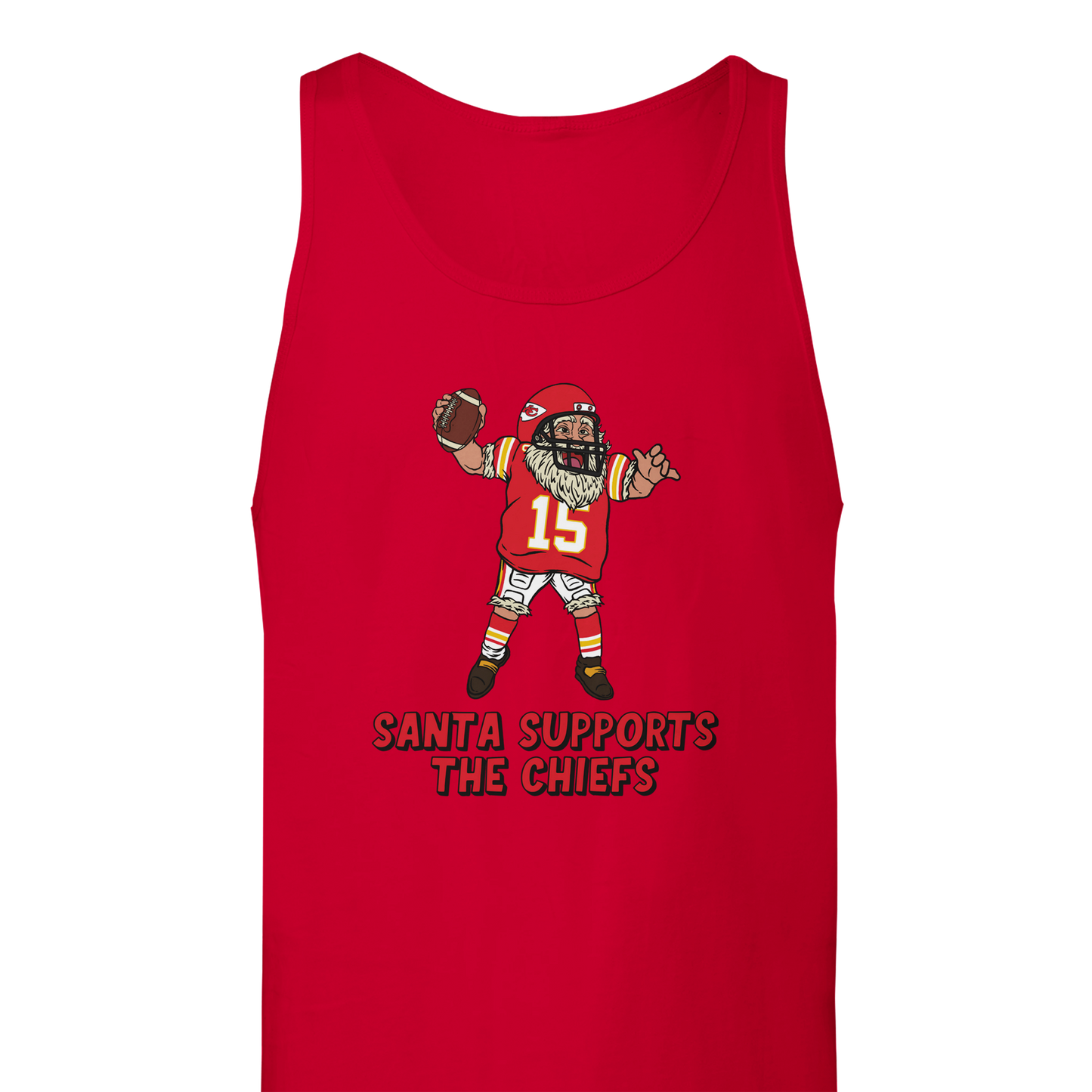 Kansas City Chiefs Unisex Santa Tank Top