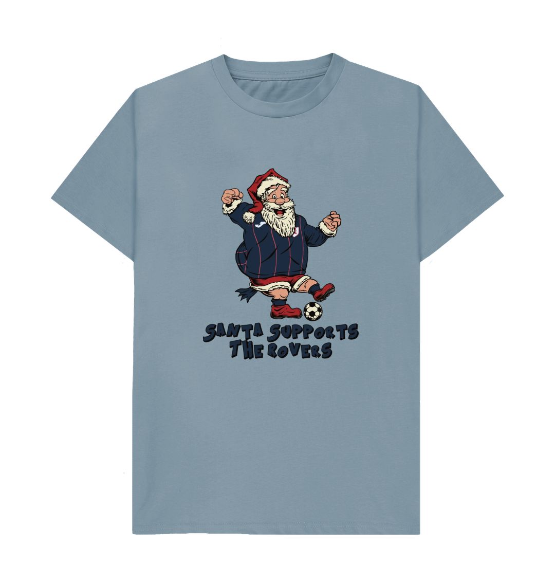 Stone Blue Raith Rovers Men's Santa T-shirt