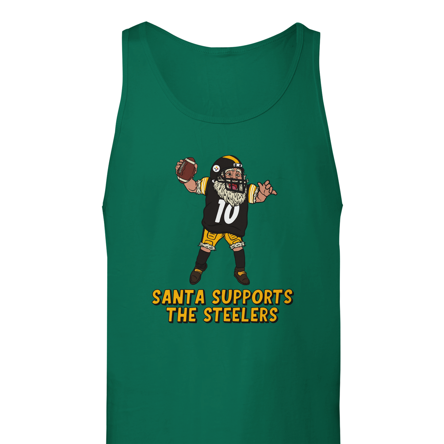 Pittsburgh Steelers Unisex Santa Tank Top