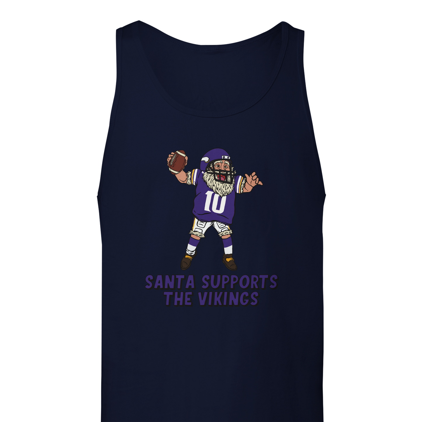 Minnesota Vikings Unisex Santa Tank Top