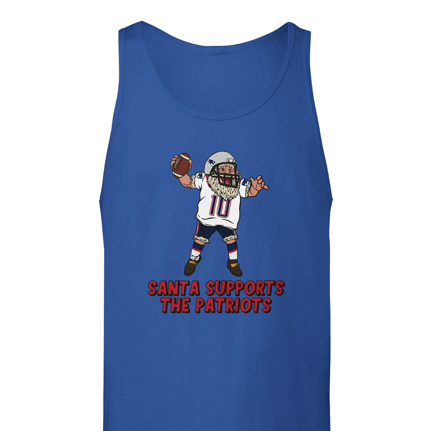 New England Patriots Unisex Tank Santa Top