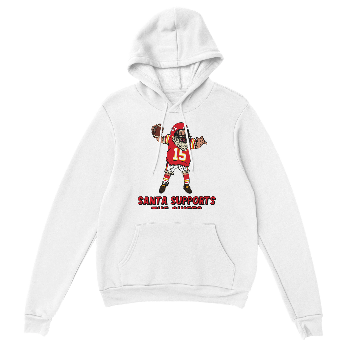 Kansas City Chiefs Unisex Pullover Santa Hoodie