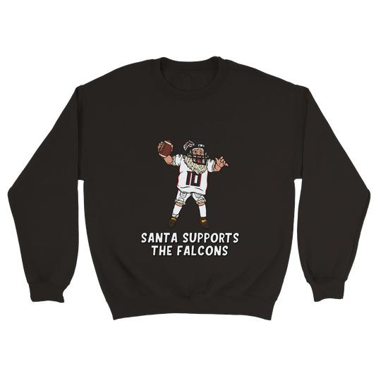 Atlanta Falcons Unisex Crewneck Santa Sweatshirt