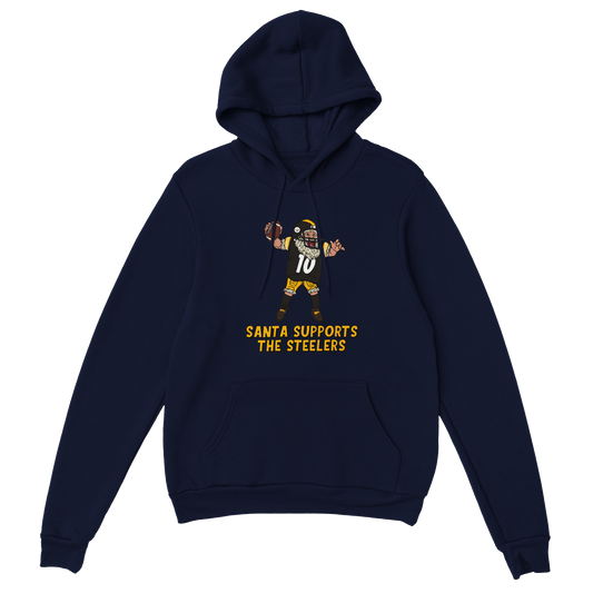 Pittsburgh Steelers Unisex Pullover Santa Hoodie