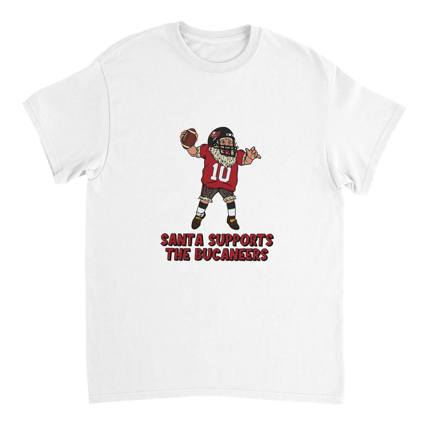 Tampa Bay Buccaneers Unisex Crewneck Santa T-shirt