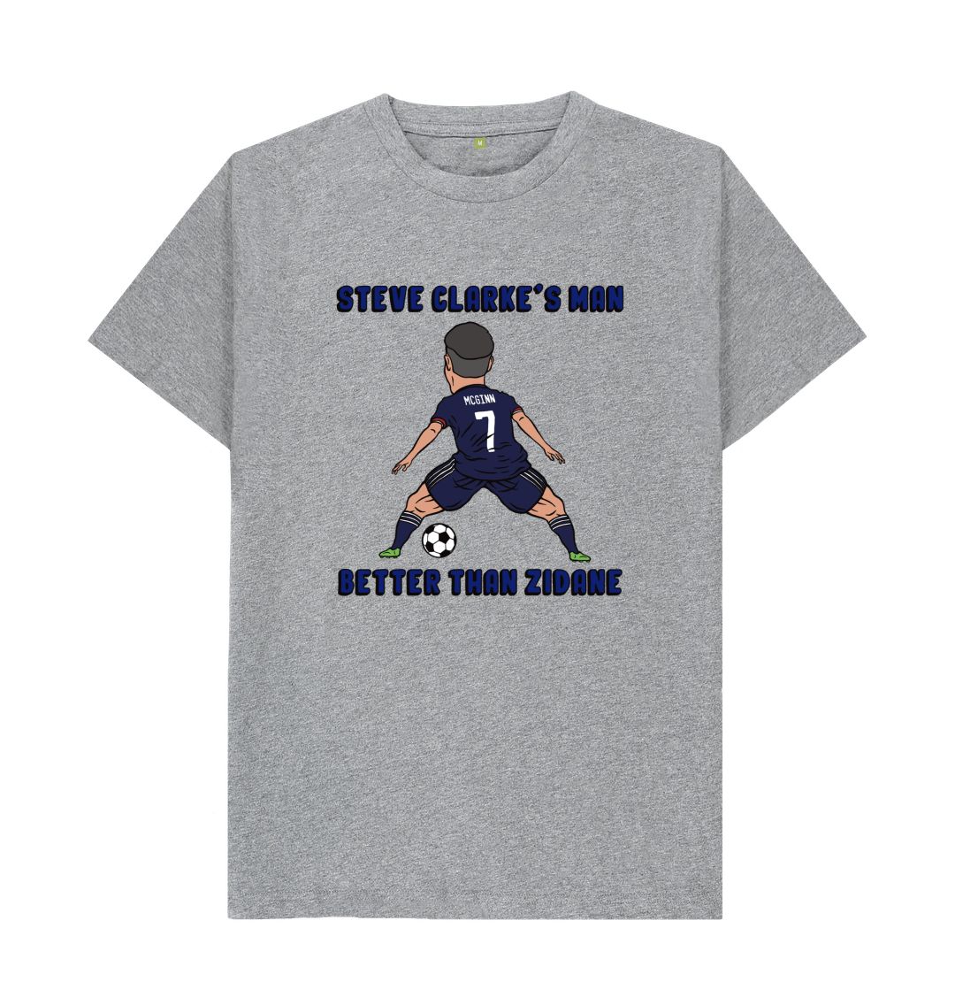 Athletic Grey Scotland Euro 2024 John McGinn Men's T-shirt