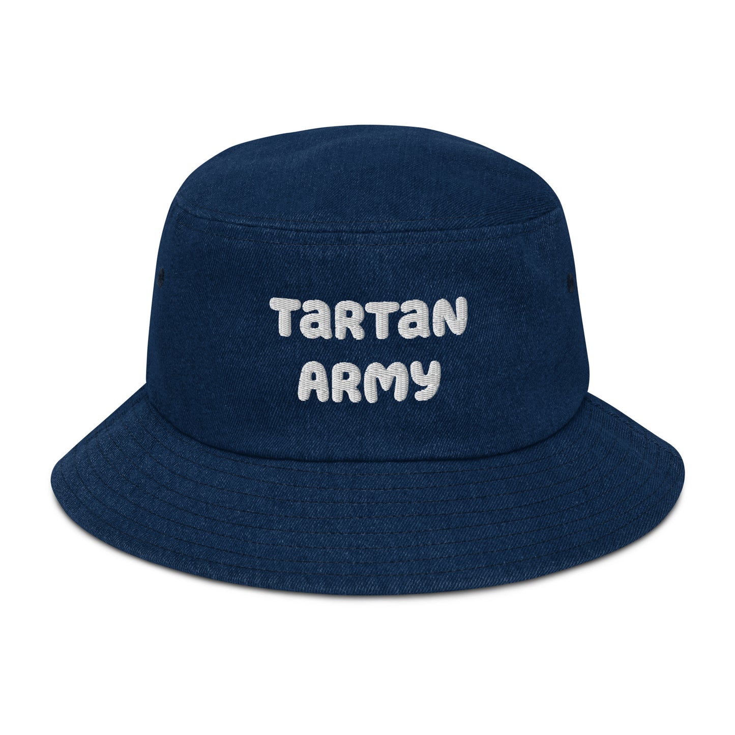 Tartan Army Denim bucket hat