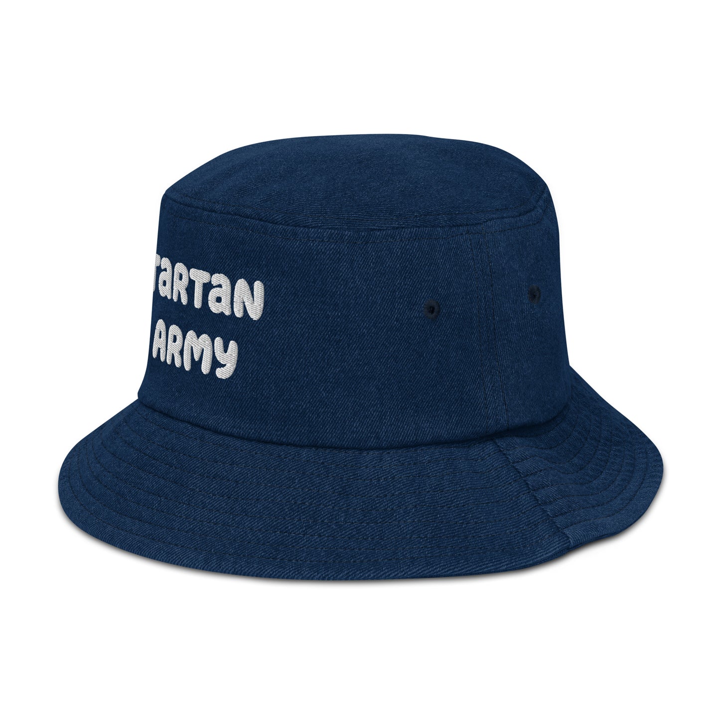 Tartan Army Denim bucket hat