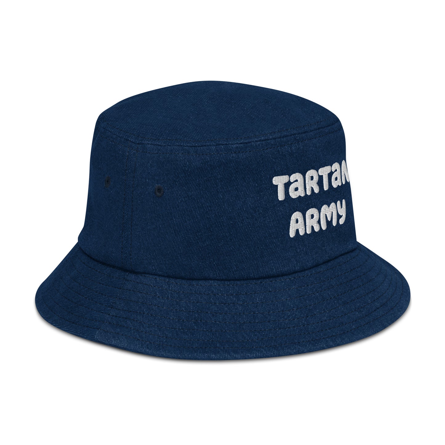 Tartan Army Denim bucket hat