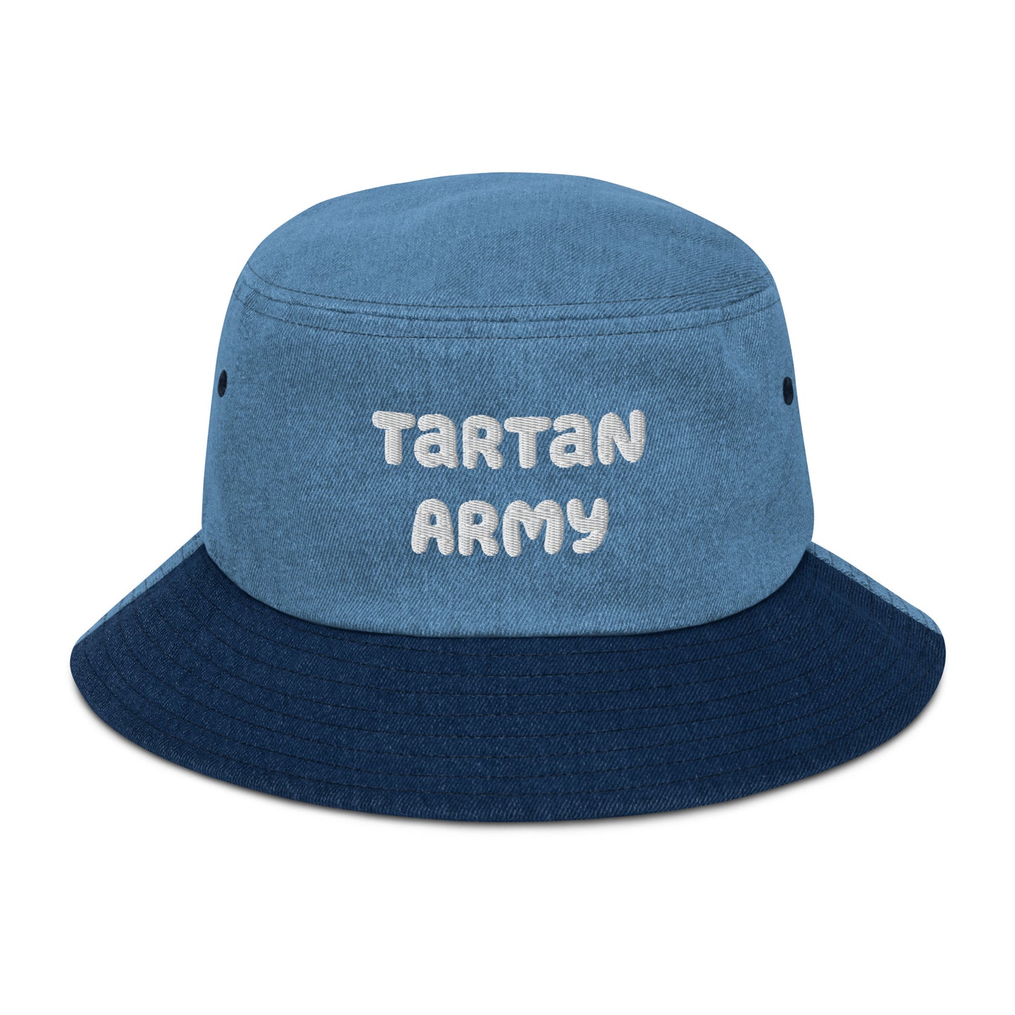 Tartan Army Denim bucket hat