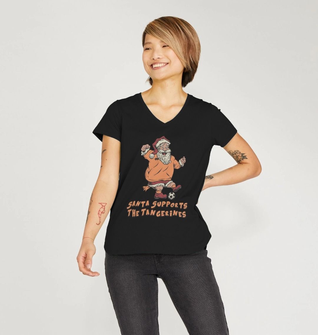 Dundee United Woman's V-neck T-shirt