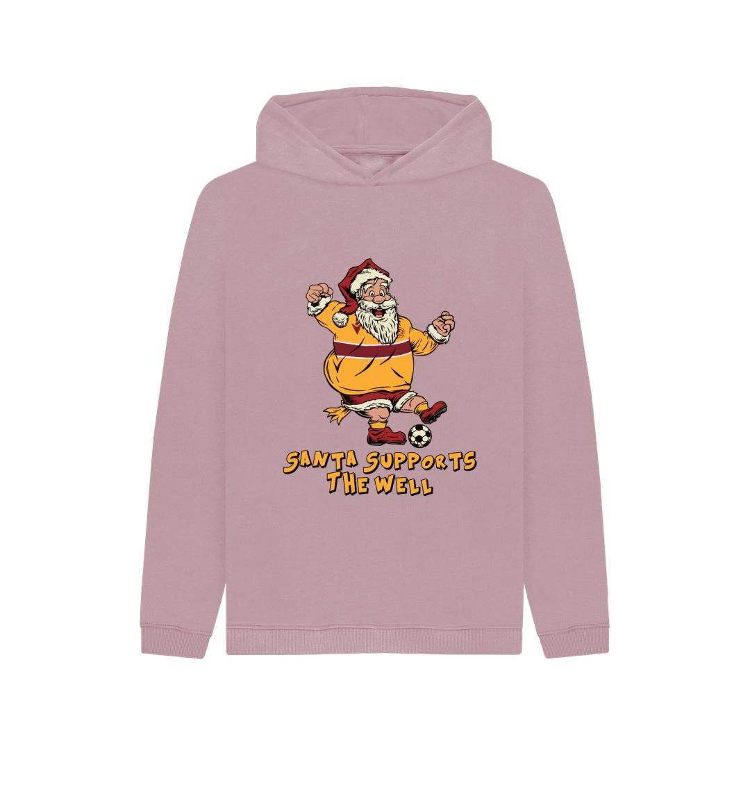 Mauve Motherwell Kids Santa Hoody