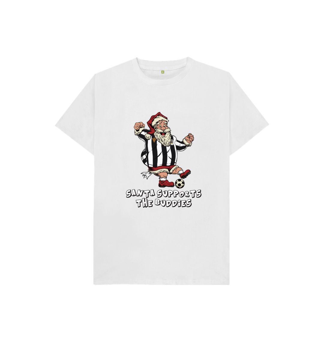 White St Mirren Kids Santa T-shirt