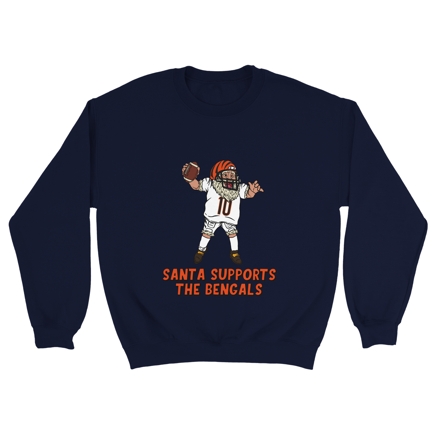 Cincinnati Bengals Unisex Crewneck Santa Sweatshirt