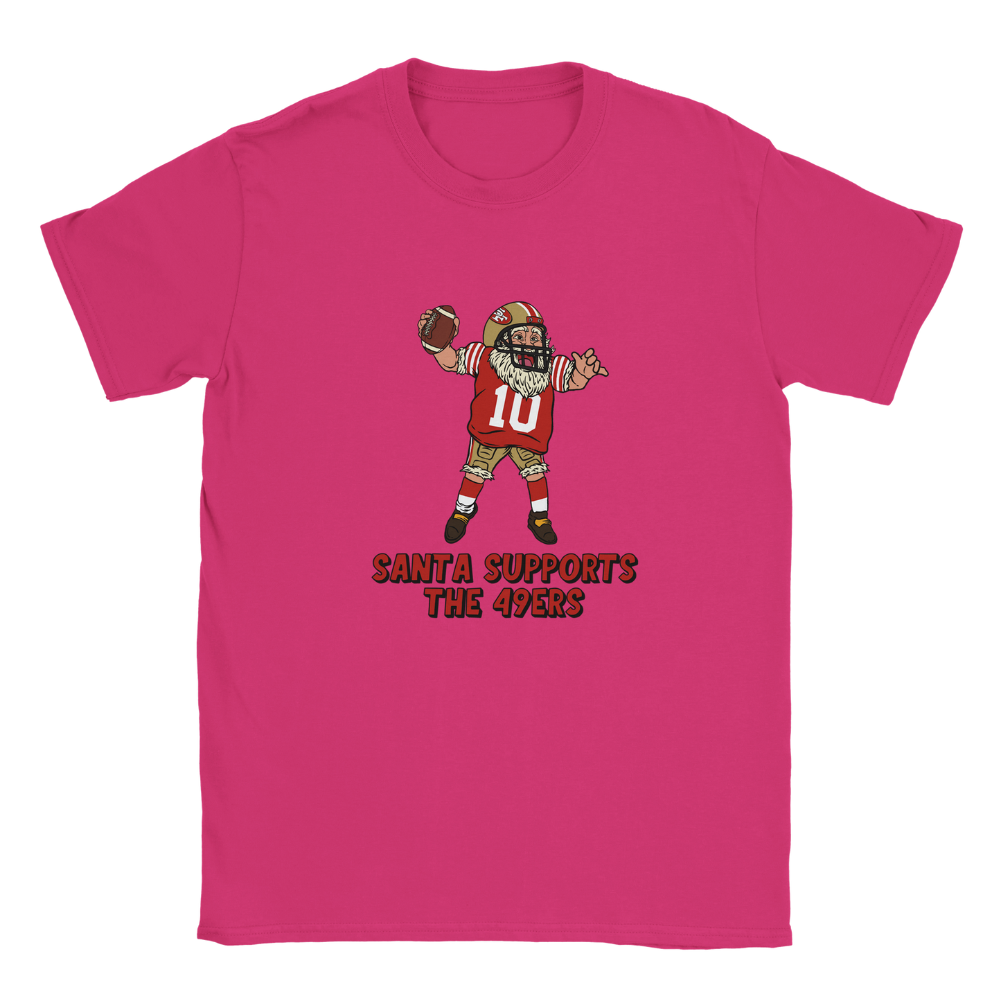 San Francisco 49ers Kids Crewneck Santa T-shirt