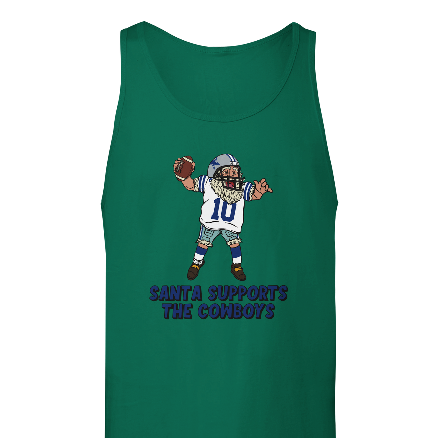 Dallas Cowboys Unisex Santa Tank Top