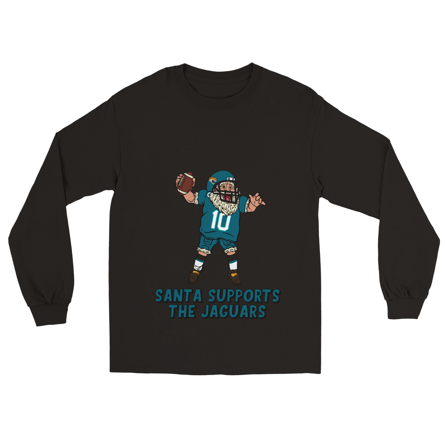 Jacksonville Jaguars Unisex Longsleeve Santa T-shirt